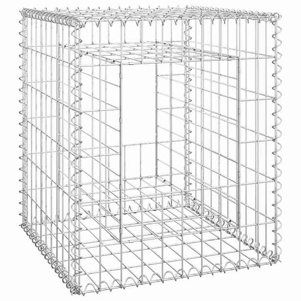 vidaXL Gabionový sloupek 50 x 50 x 60 cm železo