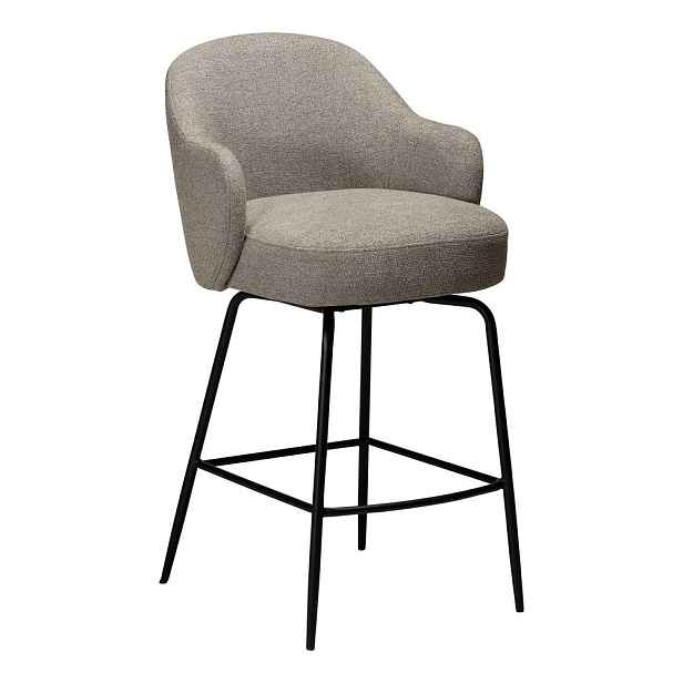 Béžová otočná barová židle (výška sedáku 70 cm) Bae – DAN-FORM Denmark