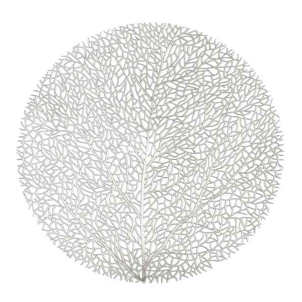 Prostírání ve stříbrné barvě Tiseco Home Studio, ⌀ 38 cm