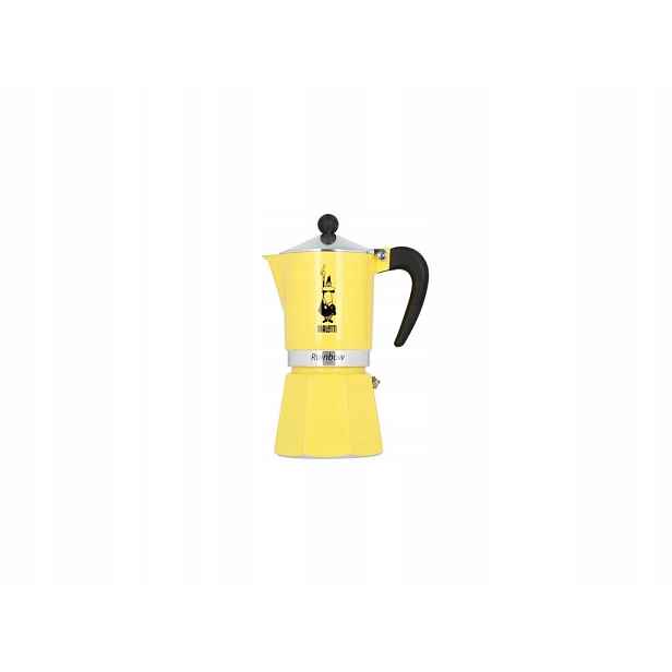 Bialetti Moka Rainbow žlutá, velikost: 6 šálků