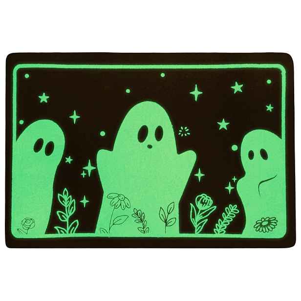 Halloweenská Rohožka 40X60 CM Duch Svítí Ve Tmě, Protiskluzová