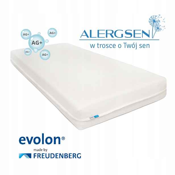 Protiroztočový potah na Matrace Evolon s ionty stříbra Ag+ 90x200x14