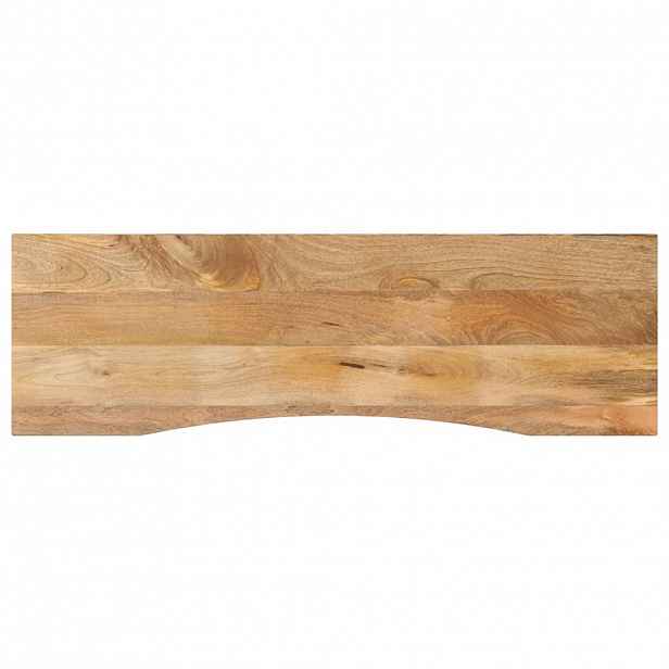 vidaXL Stolní deska s výřezem 160x50x2,5 cm masivní hrubý mangovník