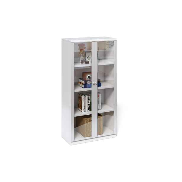 Kancelářská knihovna Houseland Prime Core 01 80 cm bílá