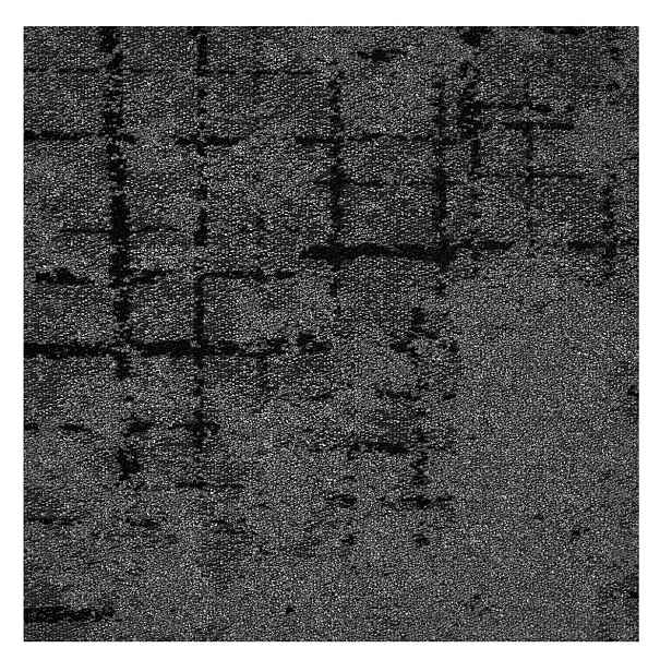 Kobercový čtverec Macro Tile 97 50 x 50 cm, chodba / předsíň, Associated Weavers