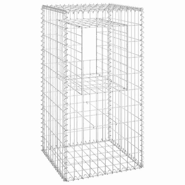 vidaXL Gabionový sloupek 50 x 50 x 100 cm železo