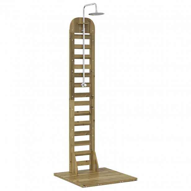 vidaXL Venkovní sprcha 223 cm Přírodní