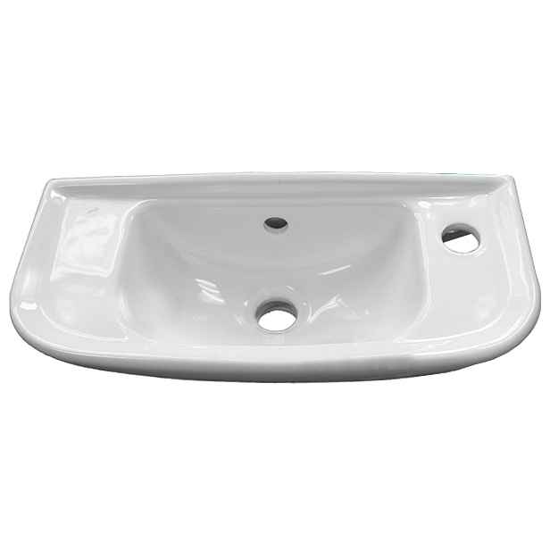 Eco produkty Keramické umývátko 50 x 23;5 cm s otvorem vpravo