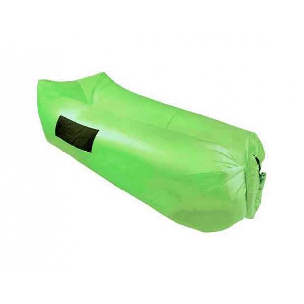 Nafukovací sedací vak/lazy bag LEBAG, zelená