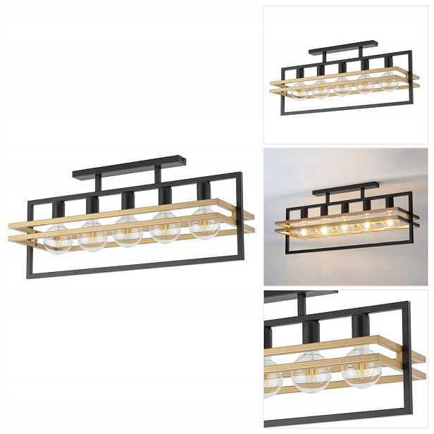Stropní svítidlo Merci 5 zlaté, moderní intimní atmosféra v kuchyni Sigma Lighting