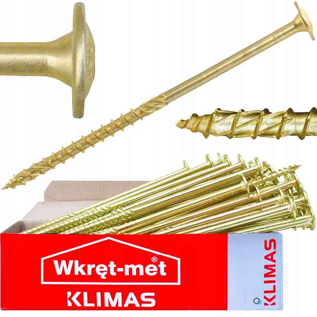 Tesařské Vruty Wkcp 6x240 Torx Talířová Hlava Podložková Klimas 100 Ks