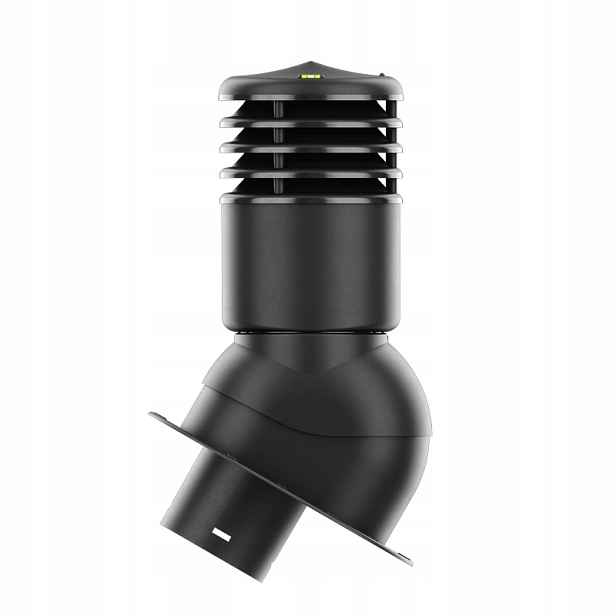 Větrací komín Smartline profil E fi 150 mm, zateplený, černý
