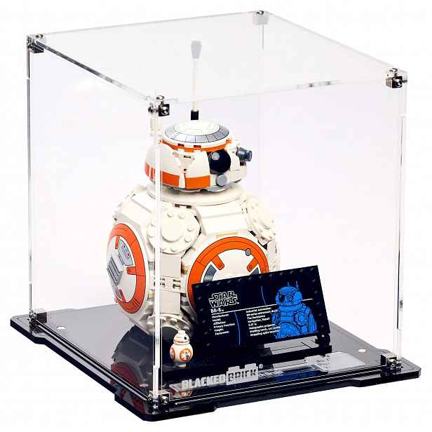 Vitrína Blacked Brick pro Lego 75452 Star Wars Astromechanický droid BB-8
