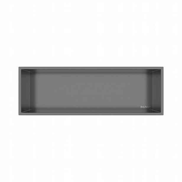 Koupelnová Polička 90x30x7 cm Inox Nerezová Wall-box One Balneo