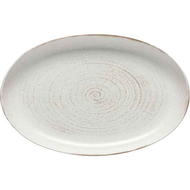 Costa Nova Vermont oválný talíř, výška: 45 mm, délka: 408 mm, krémový