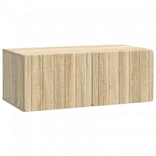 vidaXL Nástěnná TV skříň 78,5 x 41 x 30 cm Dub sonoma Kompozitní dřevo