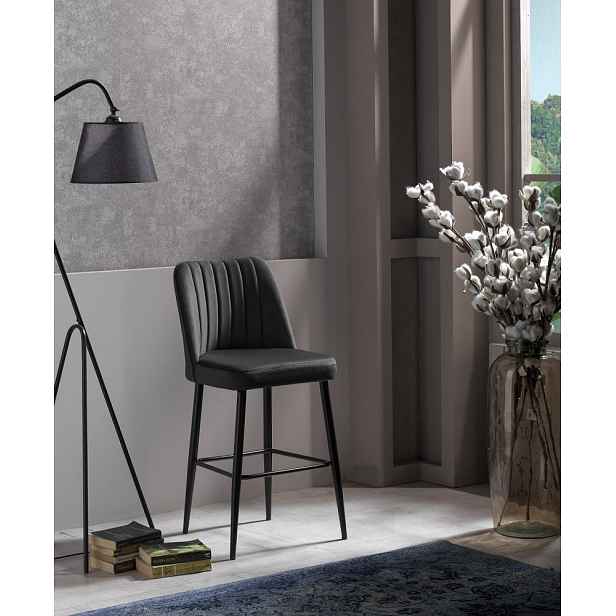 Bar Stool Set (4 Pieces) Vento - Anthracite