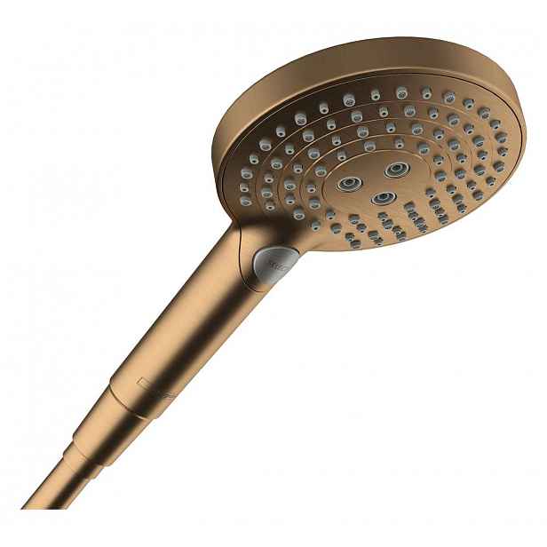 Hansgrohe Raindance Select S - Sprchová hlavice, 3 proudy, kartáčovaný bronz 26014140