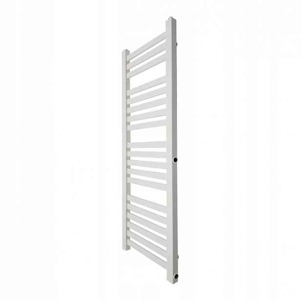 Koupelnový Radiátor 120x40 Bílý Boční Přípojka 50 cm Polský Výrobce