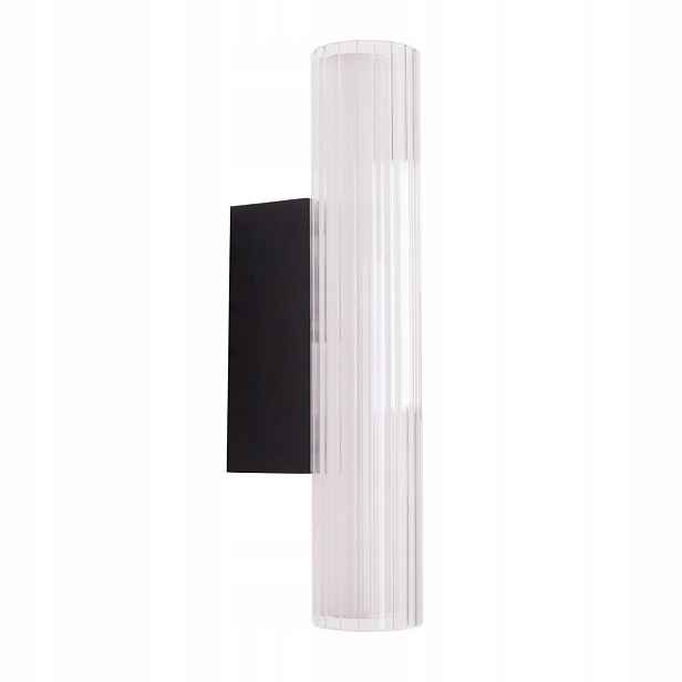 Maxlight nástěnné svítidlo fayette led 6w černé 31 cm ip44