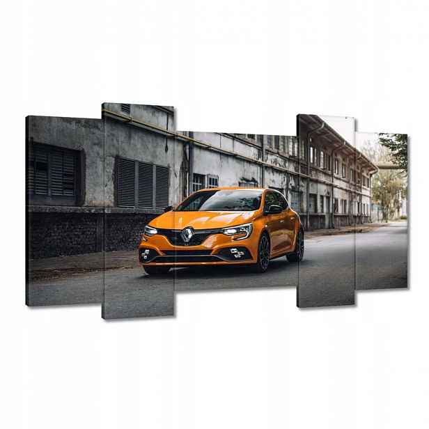 Obrazy 120x65 Oranžové Auto Renault