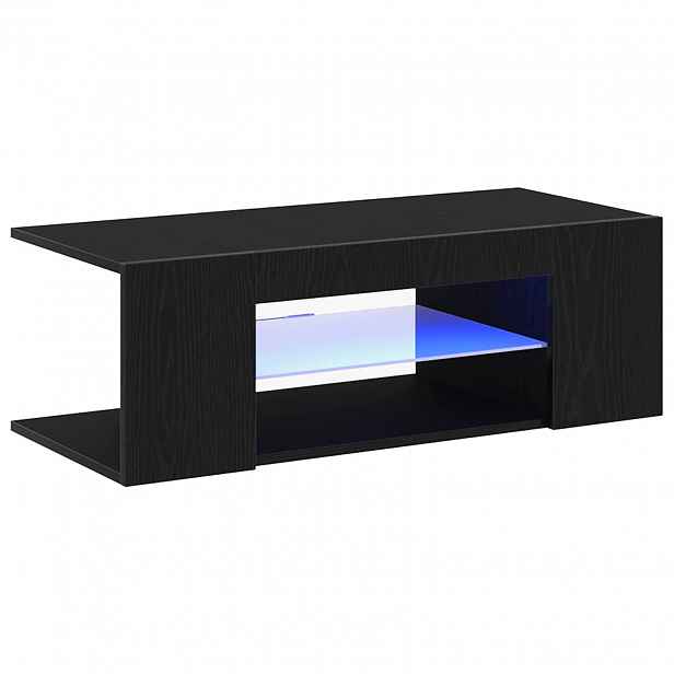vidaXL Televizní skříň 90 x 39 x 30 cm Černý dub Kompozitní dřevo