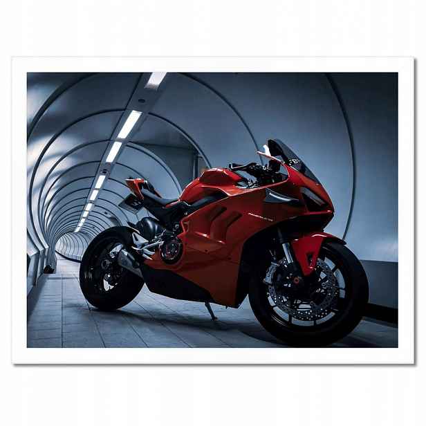 Plakáty v rámu 40x30 Červené Ducati Panigale