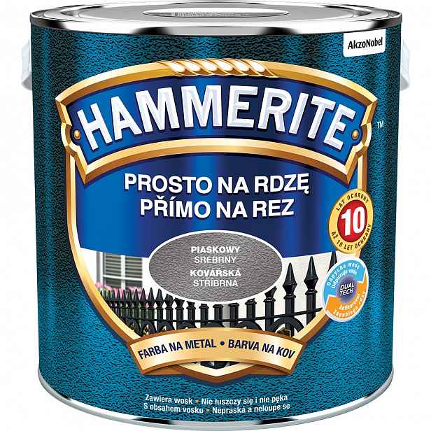 Hammerite Barva na rez 2,5 L Stříbrná Písková