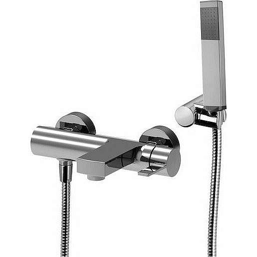 Vanová baterie Paffoni Rock se sprchovým setem 150 mm chrom RO023CR