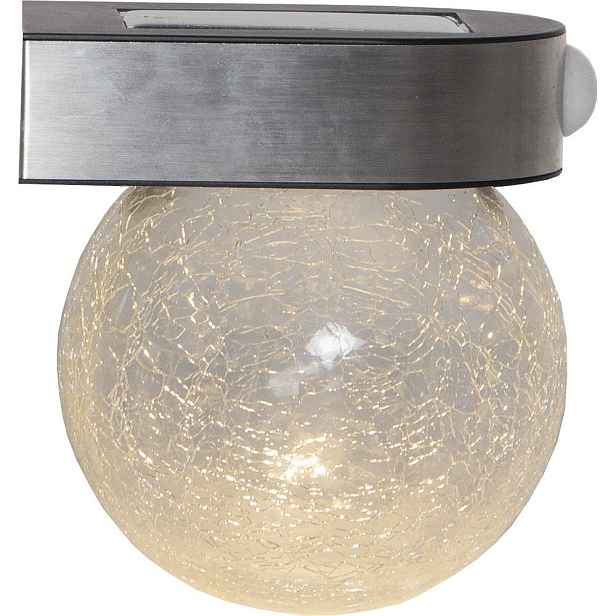 Venkovní nástěnné solární LED svítidlo Star Trading Glory, výška 14,5 cm