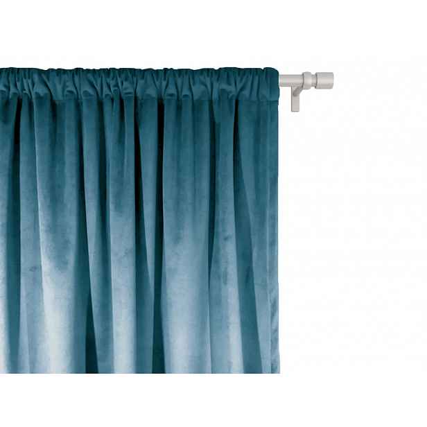 Závěs do dětského pokoje VELVET Zvolte barvu: Tmavě modrá, Zvolte rozměr: 140 x 240 cm (šířka x výška)