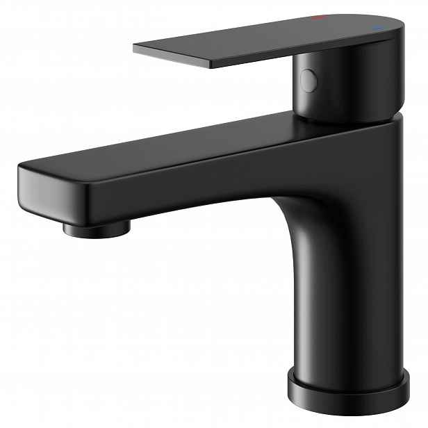 Černá Stojánková Umyvadlová Baterie 143 MM