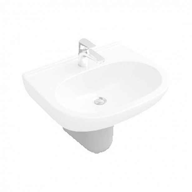 Villeroy & Boch O.novo - Polosloup, Ceramicplus, alpská bílá 526600R1