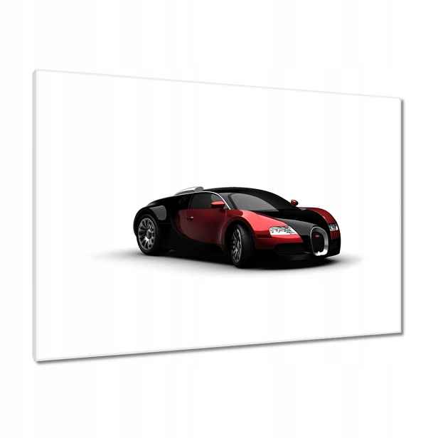 Obrazy 100x70 Červené Bugatti Veyron