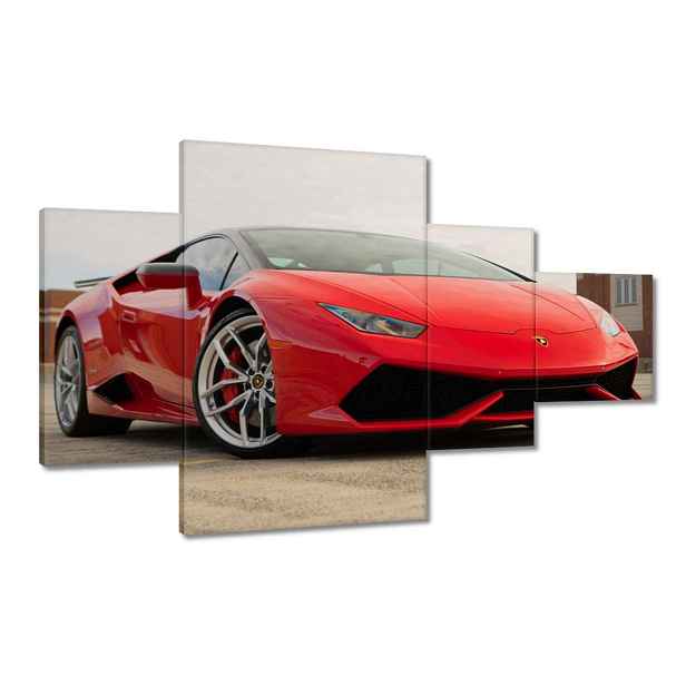 Obrazy 130x80 Červené Ferrari