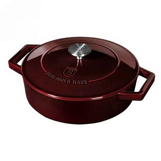 Berlinger Haus Litinový hrnec s poklicí Burgundy Line, 26 cm