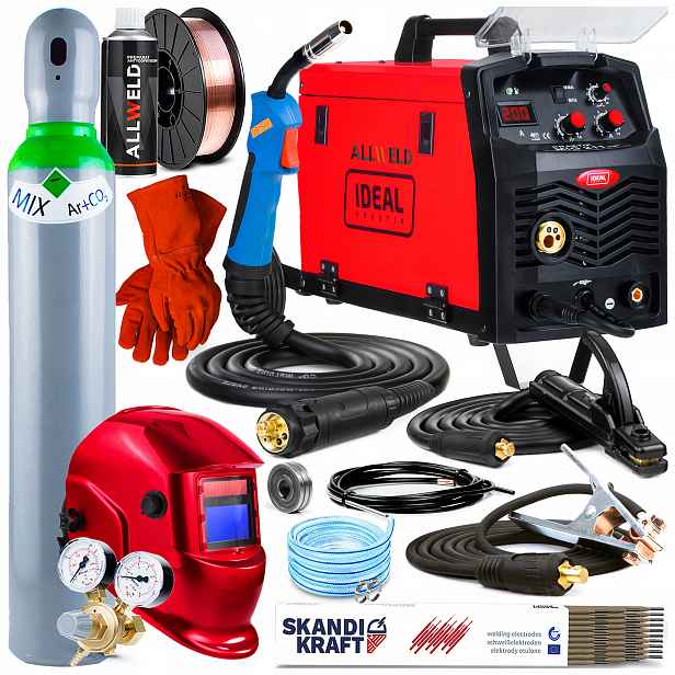 Invertorová Svářečka Inverter Ideal Mig 211 Igbt Mma 230V 200A Tvrdé Pájení