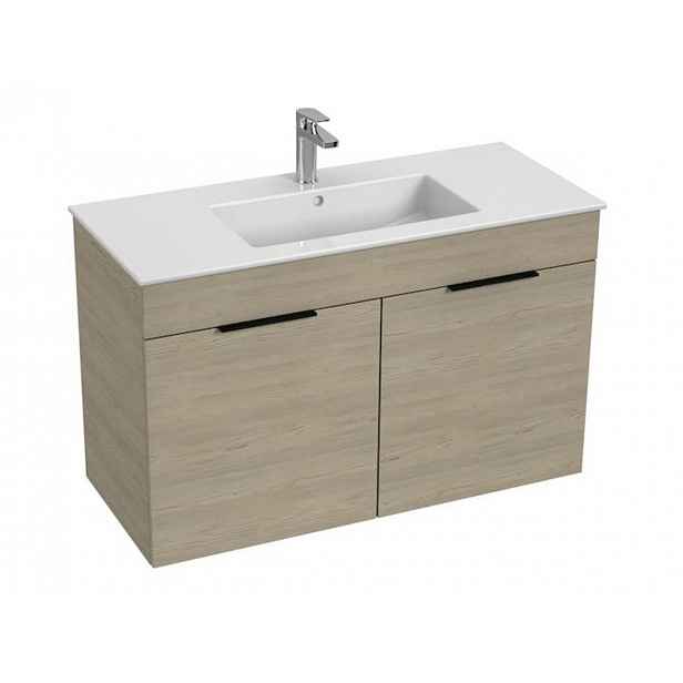 Koupelnová skříňka s umyvadlem Jika Cube 100x43x62,2 cm jasan H4536511765141