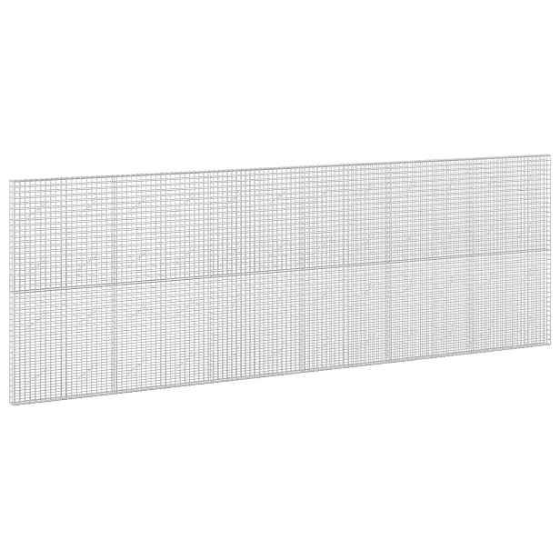 vidaXL Gabion s drátem 3,5 mm a síťkou 5x5 cm 600x10x200 cm
