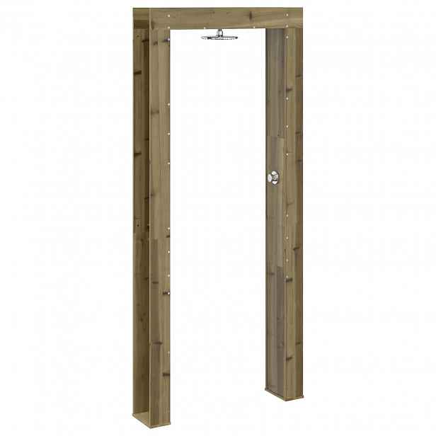 vidaXL Venkovní sprcha 226 cm Přírodní