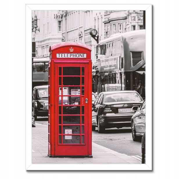 Plakáty v rámu 30x40 Londýn Velká Británie Uk