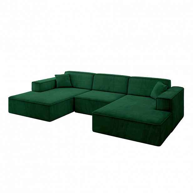ALTDECOR SEDACÍ souprava IREA-U1-v4 – 303 × 171 × 79 cm, zelená
