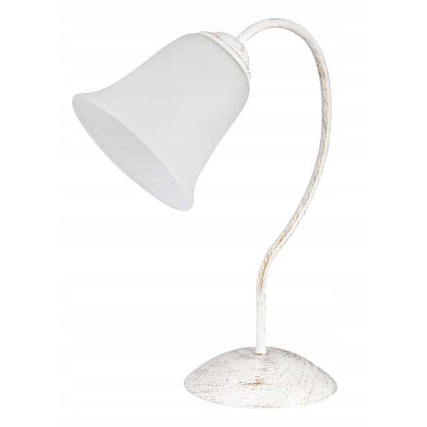 Retro stolní lampa bílá antická E27 Fabiola 7260 Rabalux