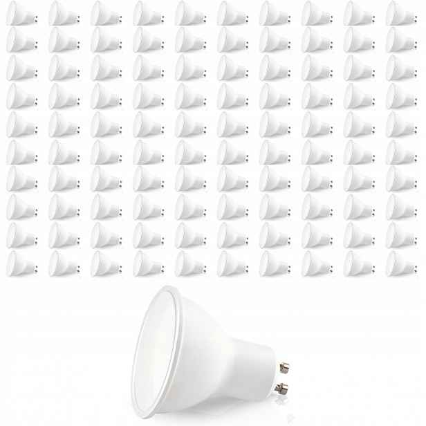 Sada 100x Led žárovka GU10 1W Neutrální Bílá 4000K Lls