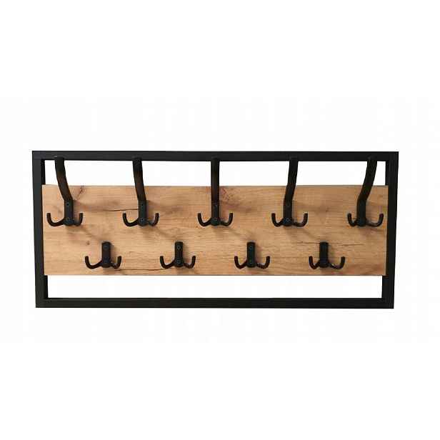 Věšák Family Plus Loft V Rámu 800x350 dubová deska