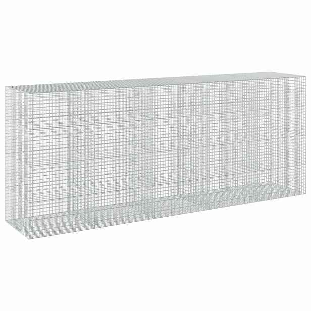 vidaXL Gabion s drátem 3,5 mm a síťkou 5x5 cm 500x100x200 cm