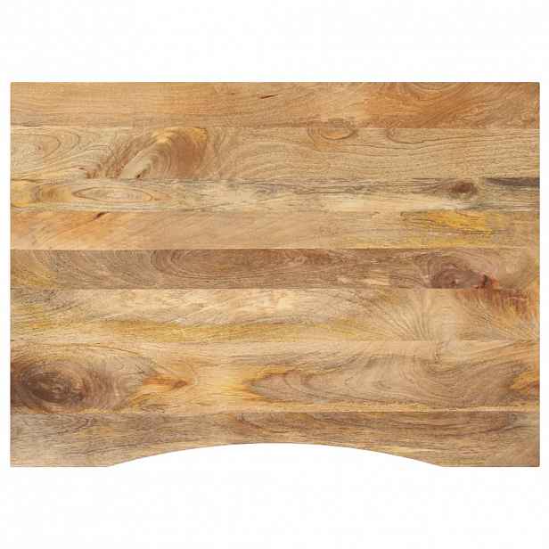 vidaXL Stolní deska s výřezem 110x80x2,5 cm masivní hrubý mangovník