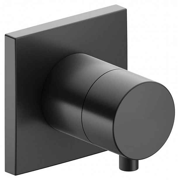 Keuco IXMO - Přepínací ventil pod omítku, pro 2 výstupy, černý chrom kartáčovaný 59556131002