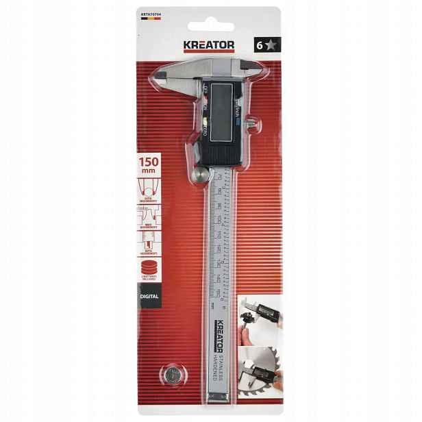 Kreator KRTH70704 Posuvné měřítko digitální 150 mm