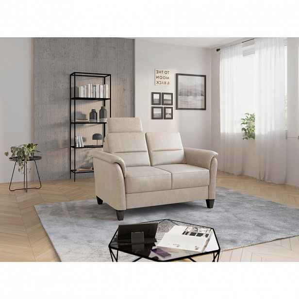 Sit & More DVOUMÍSTNÁ POHOVKA, textil, béžová
